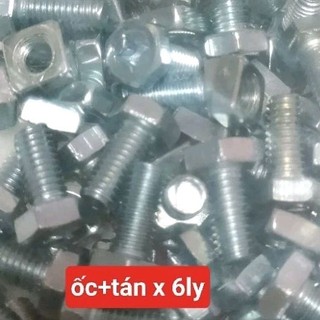 Ốc bình ắc quy 5- 6ly + tán -10 bộ...