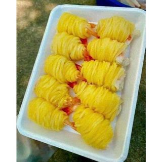 [Hoả tốc - giá sỉ] Tôm cuộn khoai tây  vỉ 10 con chất lượng, tôm tươi