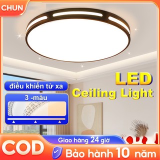 Đèn Ốp trần loại đèn led ốp trần 3 màu 220W cho phòng khách có thể Đèn trần phòng khách Ánh sáng dịu