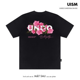 Áo Thun Unisex Undo Rose Màu Đen 100% Premium Cotton - Local Brand Chính Hãng
