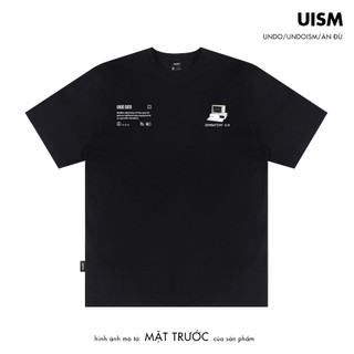 Áo Thun Unisex Undo Data Màu Đen 100% Premium Cotton - Local Brand Chính Hãng