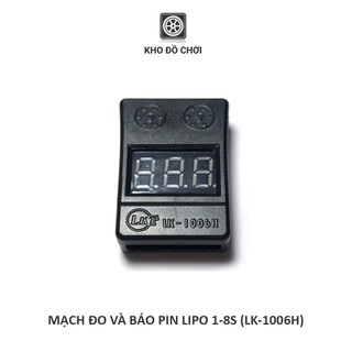 Mạch đo và báo pin Lipo 1-8s