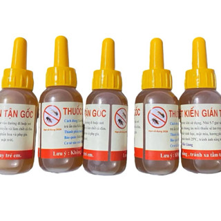  Combo 5 Chai Thuốc Diệt Kiến Gián Thần Thánh - Tận Gốc Hoá Chất Sinh Học Mật Mía 