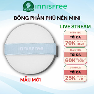  Bông phấn phủ trang điểm innisfree Mini Pact Puff 