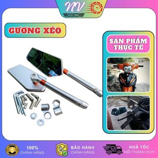 Gương chiếu hậu xe máy thời trang Rizoma, kính chiếu hậu gắn chân kính Exciter, AB, SH Mode, Wave