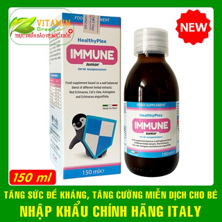 HealthyPlex Immune junior / Immuno Glucan C Tăng cường sức đề kháng cho bé | Nhập khẩu chính hãng Italy