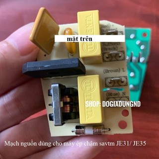 Phụ kiện mạch nguồn máy ép chậm savtm je31, je35 có hướng dẫn lắp đặt