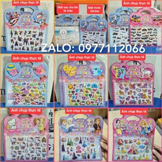Hình Dán Sticker 3D cho bé mix nhiều mẫu