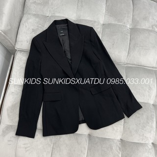 {HÀNG DƯ XỊN} Áo Khoác Nữ Blazer MNG đen kèm độn vai