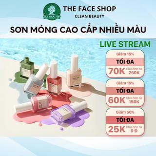 Sơn móng cao cấp dễ sơn nhanh khô màu sắc bền đẹp hàn quốc the face shop fmgt easy gel nail polish 10ml