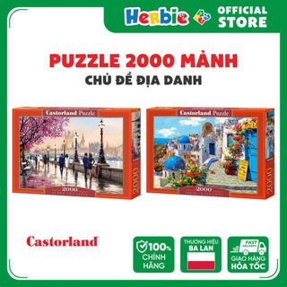 [CHỌN MẪU] Đồ Chơi Xếp Hình Puzzle 2000 Mảnh CASTORLAND Chủ Đề Địa Danh - Herbie Toys