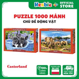 [CHỌN MẪU] Đồ Chơi Xếp Hình Puzzle 1000 Mảnh CASTORLAND Chủ Đề Động Vật - Herbie Toys