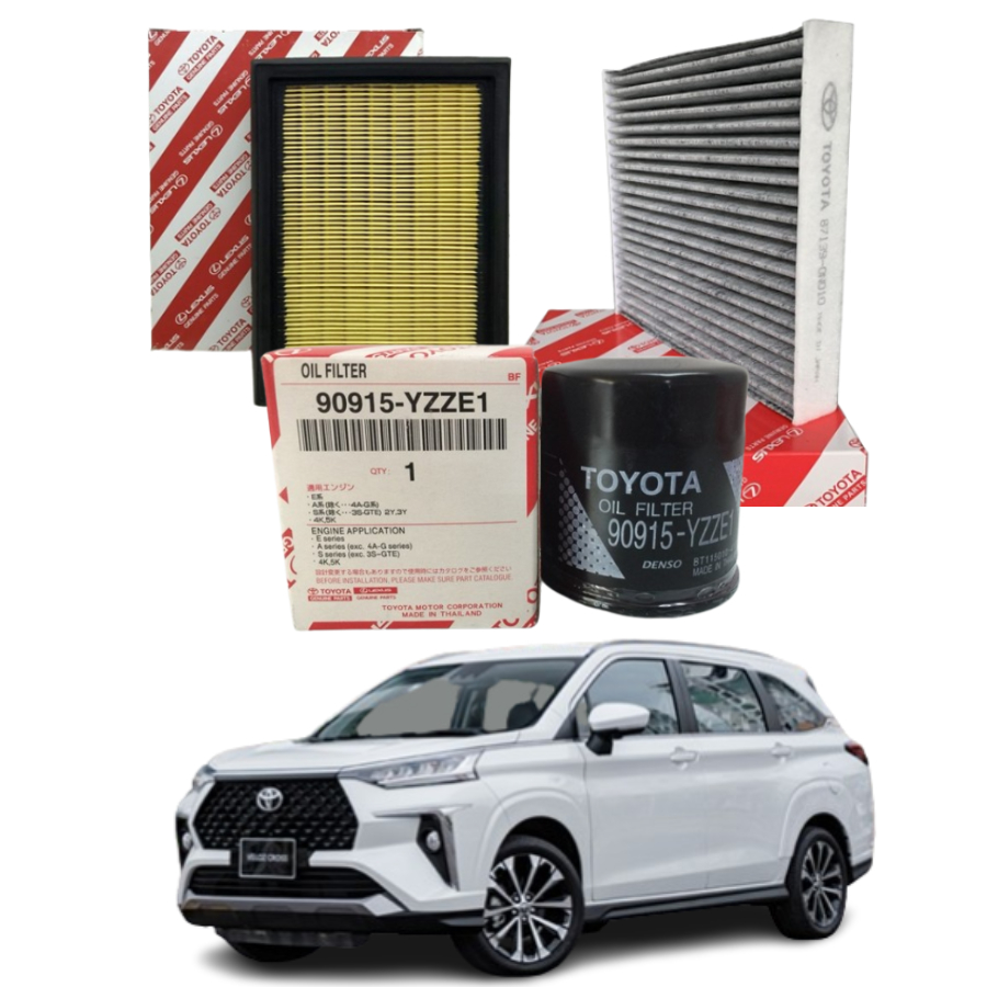 {Toyota Veloz Cross} Combo Lọc dầu nhớt - Lọc gió điều hòa - Lọc gió động cơ xe Toyota Veloz Cross