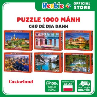 [CHỌN MẪU] Đồ Chơi Xếp Hình Puzzle 1000 Mảnh CASTORLAND Chủ Đề Địa Danh Trên Thế Giới - Herbie Toys