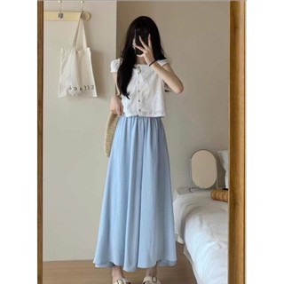Quần đũi ống rộng, quần giả váy 2 lớp