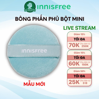  Bông phấn trang điểm dùng cho phấn phủ bột innisfree Mini Powder Puff 