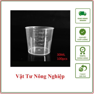 Cốc đo lường, đong thuốc bằng nhựa trong suốt 30ml....