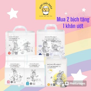 [HCM] Bỉm MOMO RABIT dán/quần size S36/M32/L30/M30/L28/XL22/XXL18