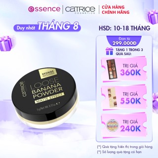 [06/2025] Phấn phủ Catrice dạng bột Loose Banana Powder chất phấn mềm mịn dễ tán tone tự nhiên 5g