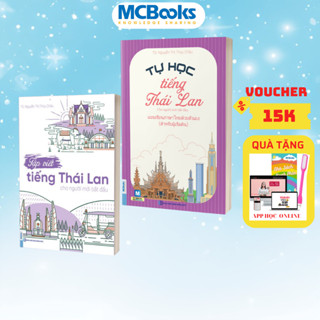 Sách - Combo Tự học tiếng Thái Lan cho người mới bắt đầu