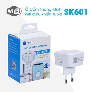 Ổ cắm hẹn giờ wifi tuya sk601
