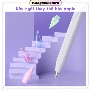 Đầu ngòi thay thế cho bút cảm ứng Pencil 1/2/Pro táo  Pen tip như ngòi gốc - Ngòi bút kim loại hỗ trợ viết Calligraphy