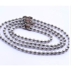  Dây xích bi Dây bi gắn Dây Treo Nhãn Mác - Dây treo tag Quần Áo 