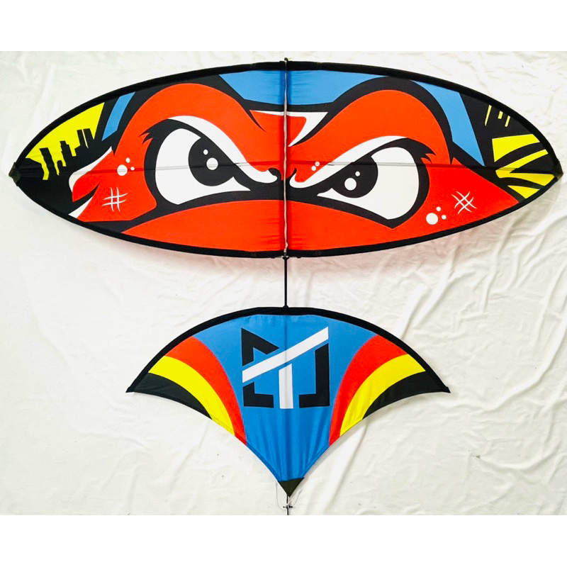 Diều 2M lắp ghép full nan tím