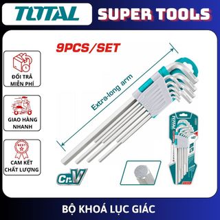 Đồ nghề total bộ khóa lục giác & lục giác bông tht106192- tht106291- tht106292- tht106392- tht106391