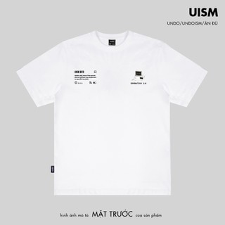 Áo Thun Unisex Undo Data Màu Trắng 100% Standard Cotton - Local Brand Chính Hãng
