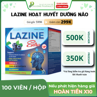 Hoạt huyết dưỡng não Lazine Extra tăng cường lưu thông máu não