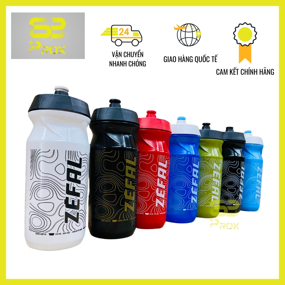 Bình nước xe đạp zefal sense grip 2024 - 650ml