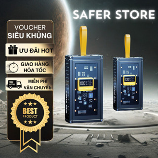 Pin Sạc dự phòng 30000mAh 4 cổng siêu nhanh Cổng sạc nhanh tổng 120W có màn hình LED hiện phần trăm Pin -  safer_store