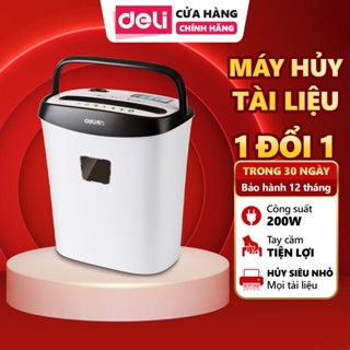 [MÁY CÓ TAY CẦM] Máy Hủy Deli Cao Cấp Máy Hủy Tài Liệu Giấy Bảo Mật Thông Tin Tuyệt Đối Cho Công Ty
