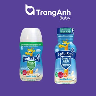 Sữa nước Pediasure Grow & Gain 237ml Mỹ giúp bé tăng cân, tăng chiều cao
