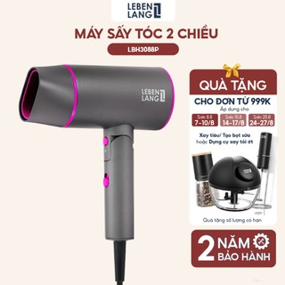 Máy sấy tóc Lebenlang 2 chiều nóng lạnh, gấp gọn tiện lợi, chống xơ rối tóc bằng công nghệ ion, 2100W - LBH3088P