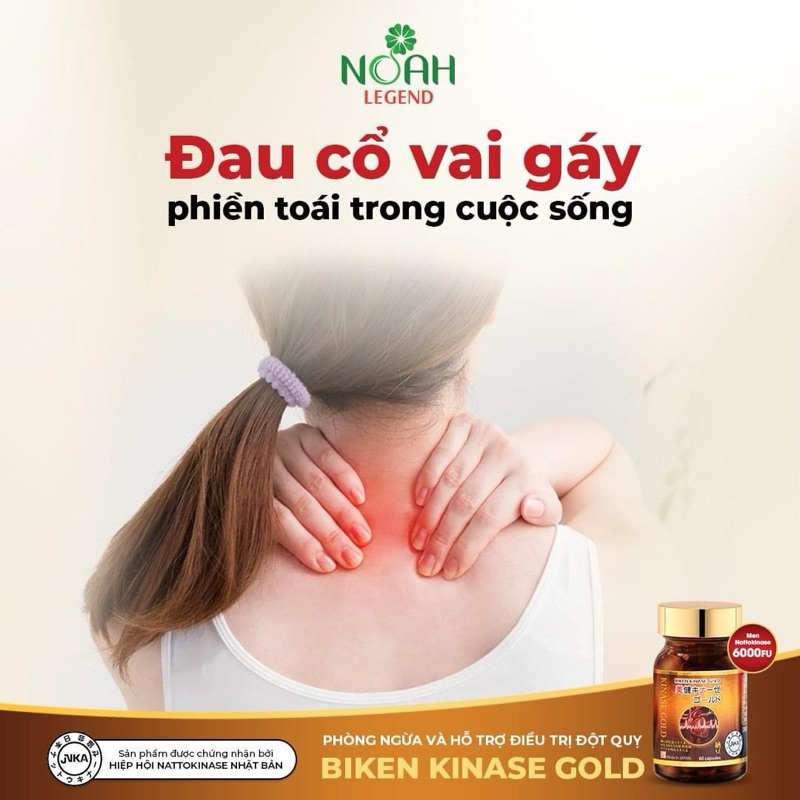 Viên uống hỗ trợ ngăn ngừa các triệu chứng đột quỵ Biken Kinase Gold