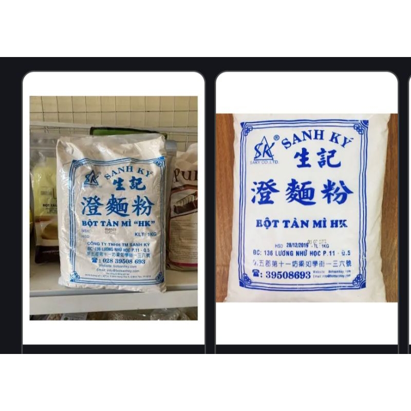 Bột tàn mì hiệu Sanh Ký gói 1kg