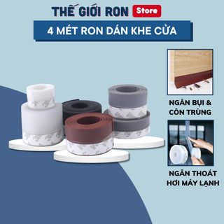 4 Mét Ron Dán Khe Cửa Chống Ồn Ngăn Bụi, Dán Cửa Chống Côn Trùng 25 35 45mm