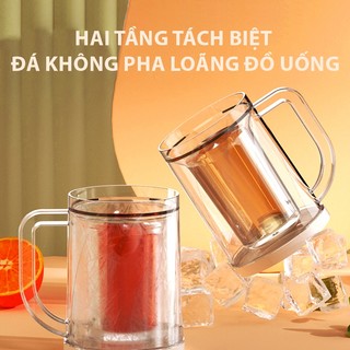 Ly đá đa năng Sáng Tạo Cốc Sandwich Làm Mát Đồ Uống Cốc Đá Cốc Bia Steins Ice Cup Đá tách riêng đồ uống