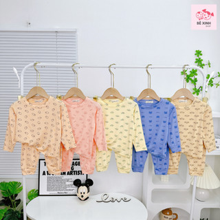 Đồ Dài Tay Dài Đồ Bộ Ngủ Cho Trẻ Em Bé Gái Bé Trai Chất Thun Lạnh Mịn Đẹp 8-18kg DÀI THÚ NHÍ