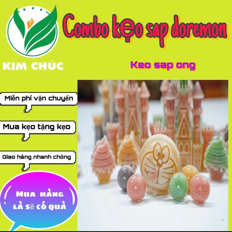 com bo kẹo sap hình doremon