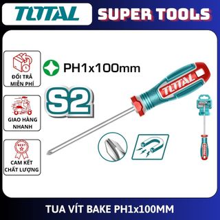 Đồ nghề total tua vít bake 5x100mm tht26ph1100