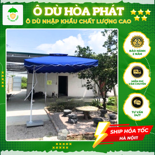 Dù lệch tâm vuông ngoài trời rộng 2,5x2,5m HÀNG NHẬP KHẨU CAO CẤP vải dù polyester chống thấm tuyệt đối bảo hành 2 năm