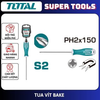 Đồ nghề total tua vít bake 3mm–>8mm tht26ph0075/ tht22316/tht26pz1100/tht26ph2125/ tht26ph3150