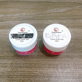 Gel vẽ nail trắng đen Fengshangmei, gel vẽ móng tay loại đặc