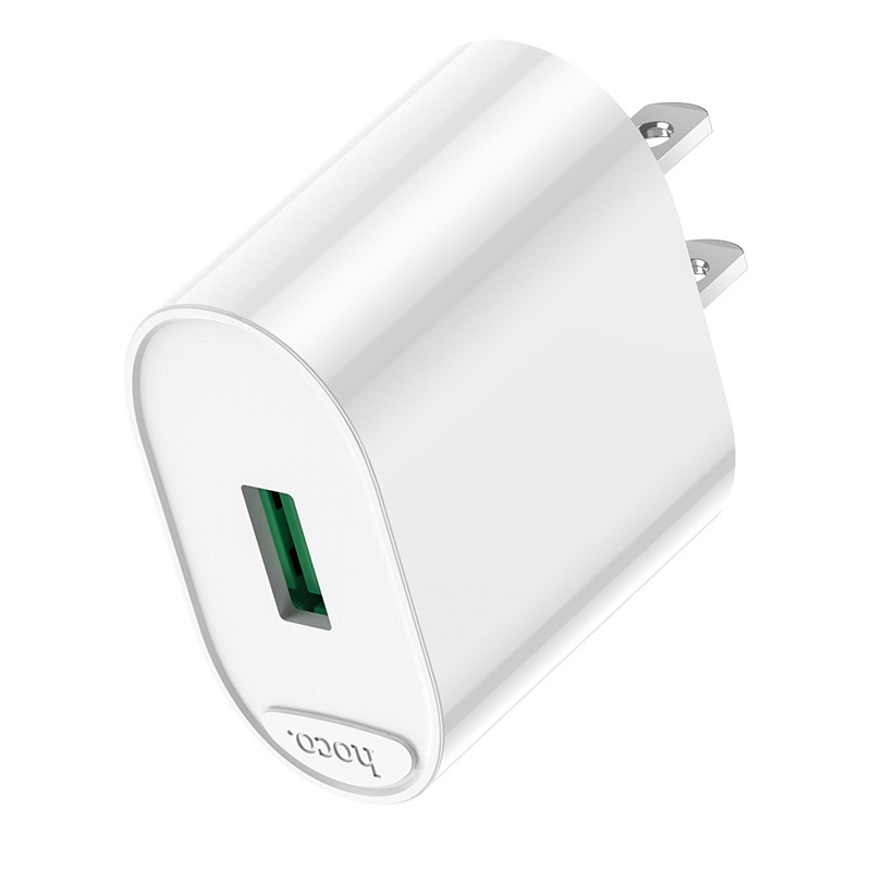 Củ sạc nhanh PD18W Hoco C109/C109A 1 cổng USB chất liệu ABS cao cấp