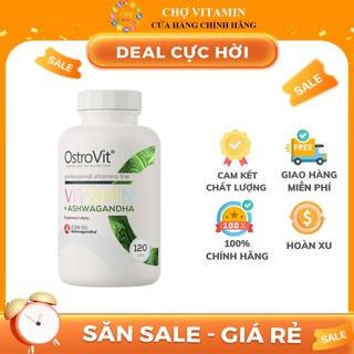Ostrovit vit&min + ashwagandha 120 viên - cung cấp đầy đủ vitamin và khoáng chất cần thiết