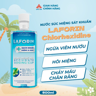 Nước Súc Miệng Sát Khuẩn LAFORIN 500ml Chính Hãng