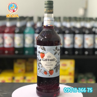 SYRUP GIFFARD DÂU CHAI 1 LÍT - STRAWBERRY GIFFARD SYRUP